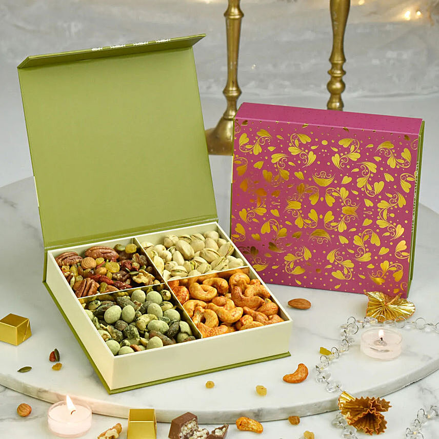 Assorted Dry Fruits Box: Dry Fruit Hampers