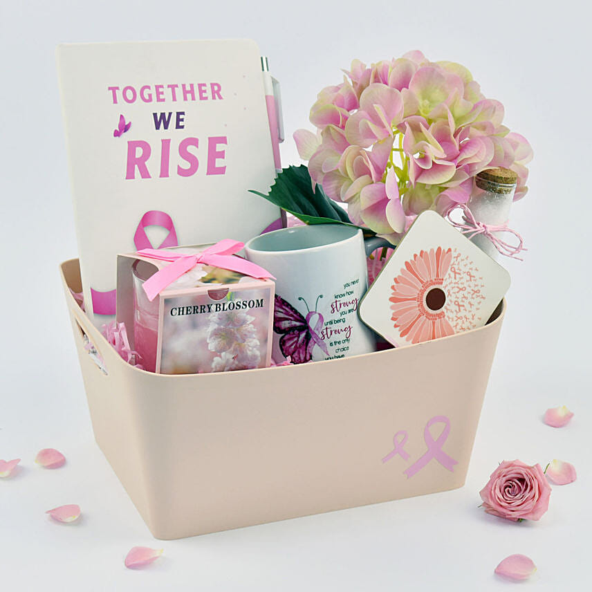Together we Rise Gift Hamper: Breast Cancer Awareness Gifts
