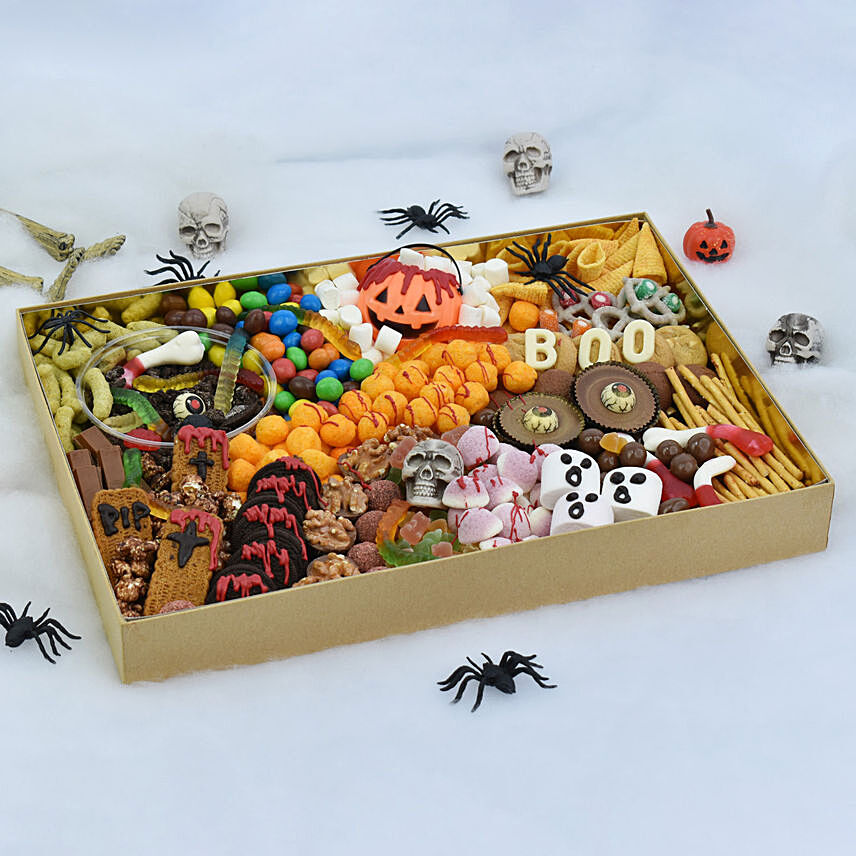 Assorted Halloween Treats Box Large: Halloween Gift Baskets