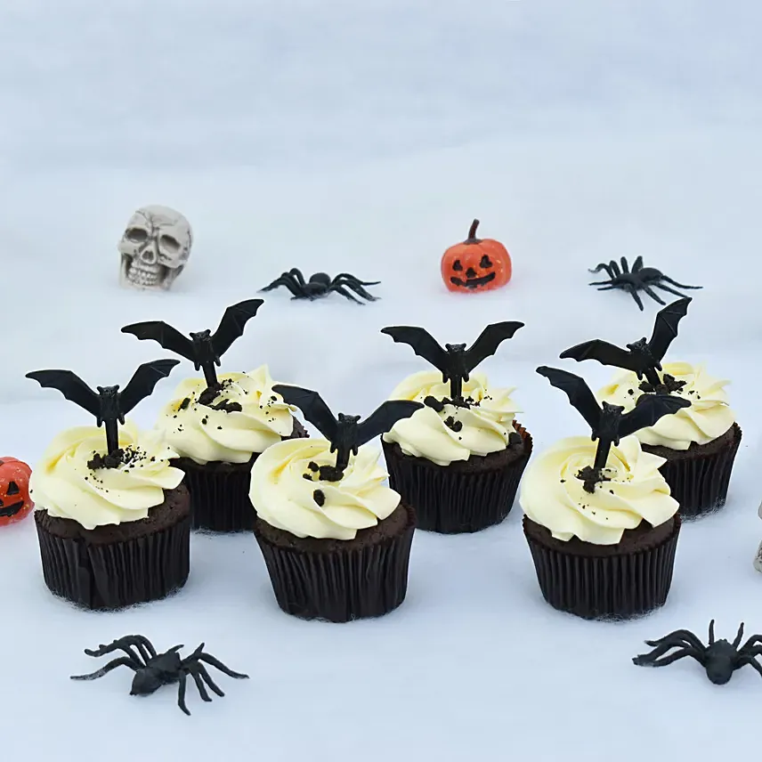Evil Halloween Cup Cake: كيك الهالوين