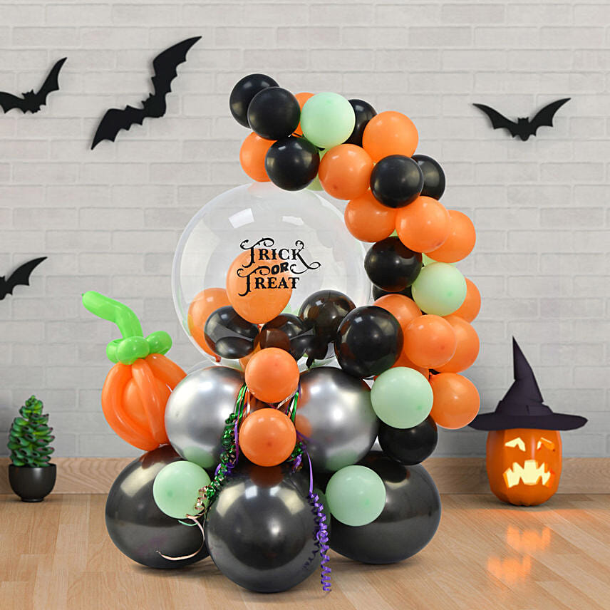 Halloween Balloon Arrangement: Halloween Gifts