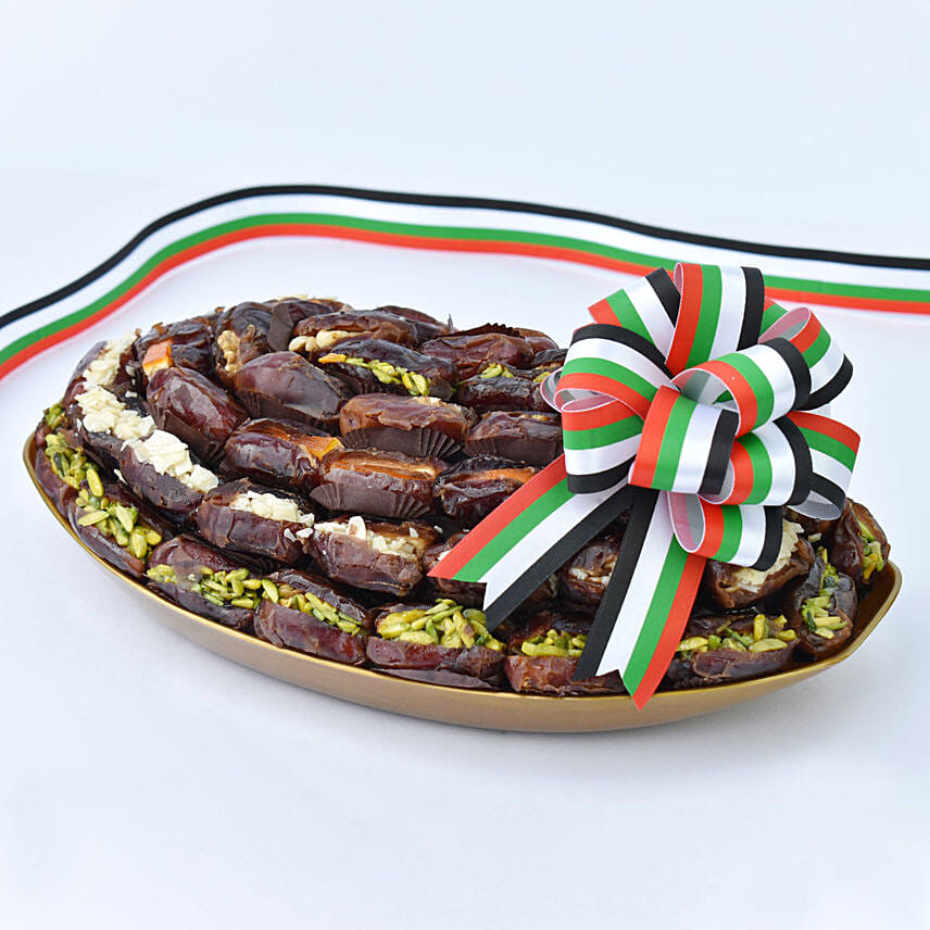National Day Celebration Dates Platter: National Day Gifts