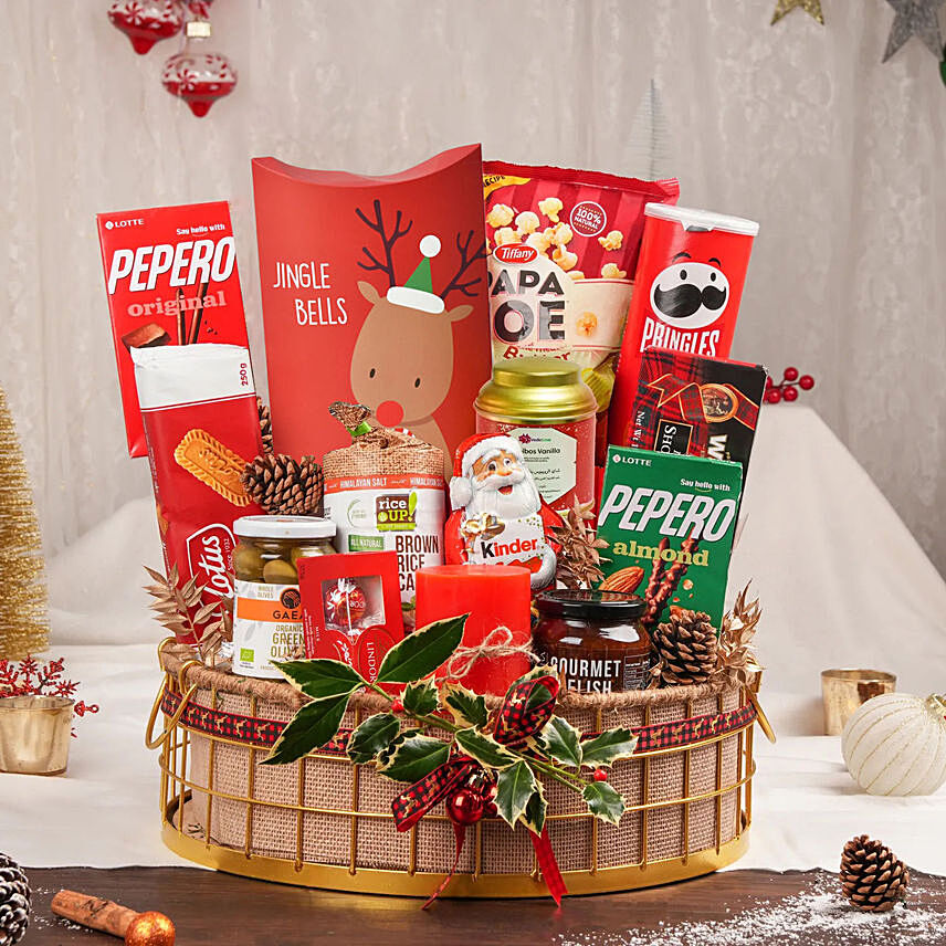 Grand Happy Holidays Hamper: Christmas Gifts for Her