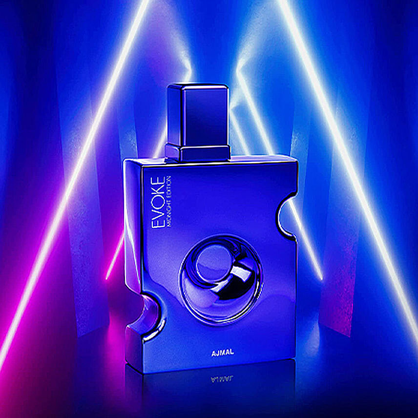 Evoke Midnight Edition Eau De Parfum 90Ml For Men By Ajmal: Ajmal Perfume UAE