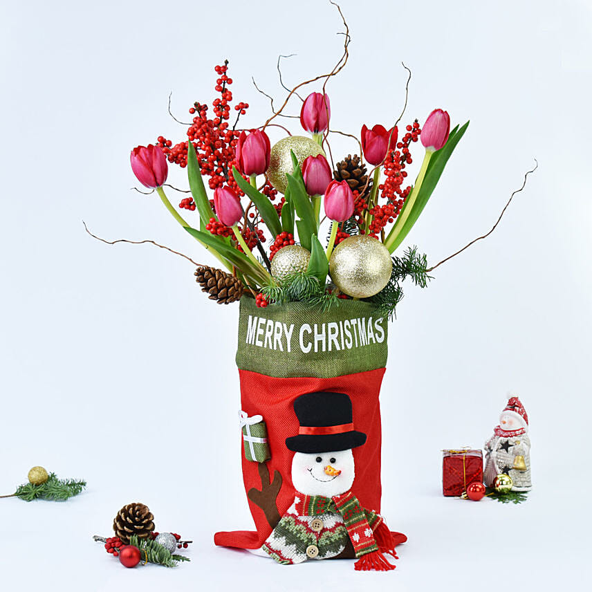 Merry Chrismas Flower: 