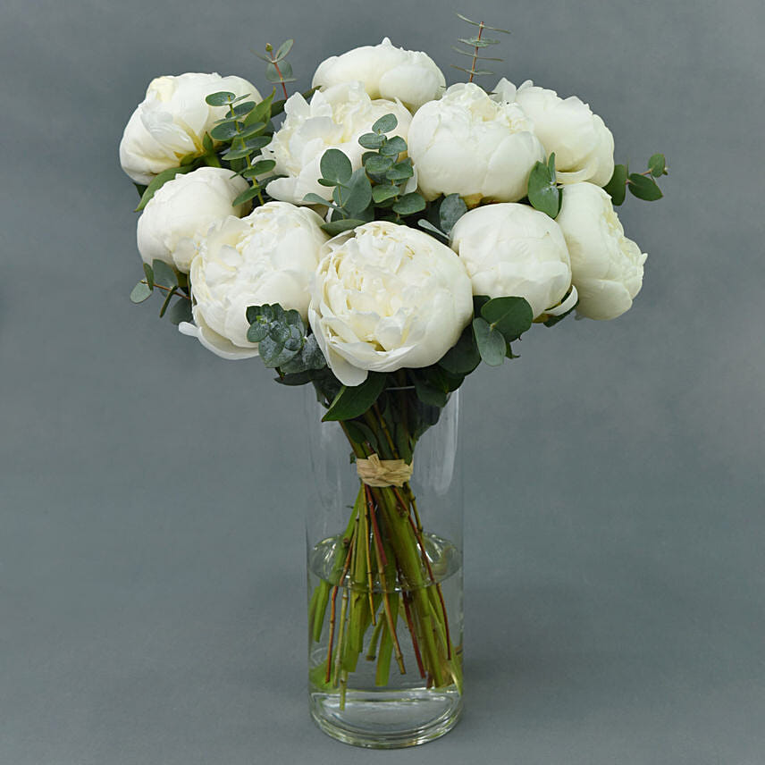 Perfect White Peonies: Birthday Flower Bouquets