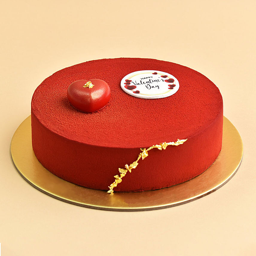 Valentine Day Special Chocolate Cake: Valentine Day Gift for Wife
