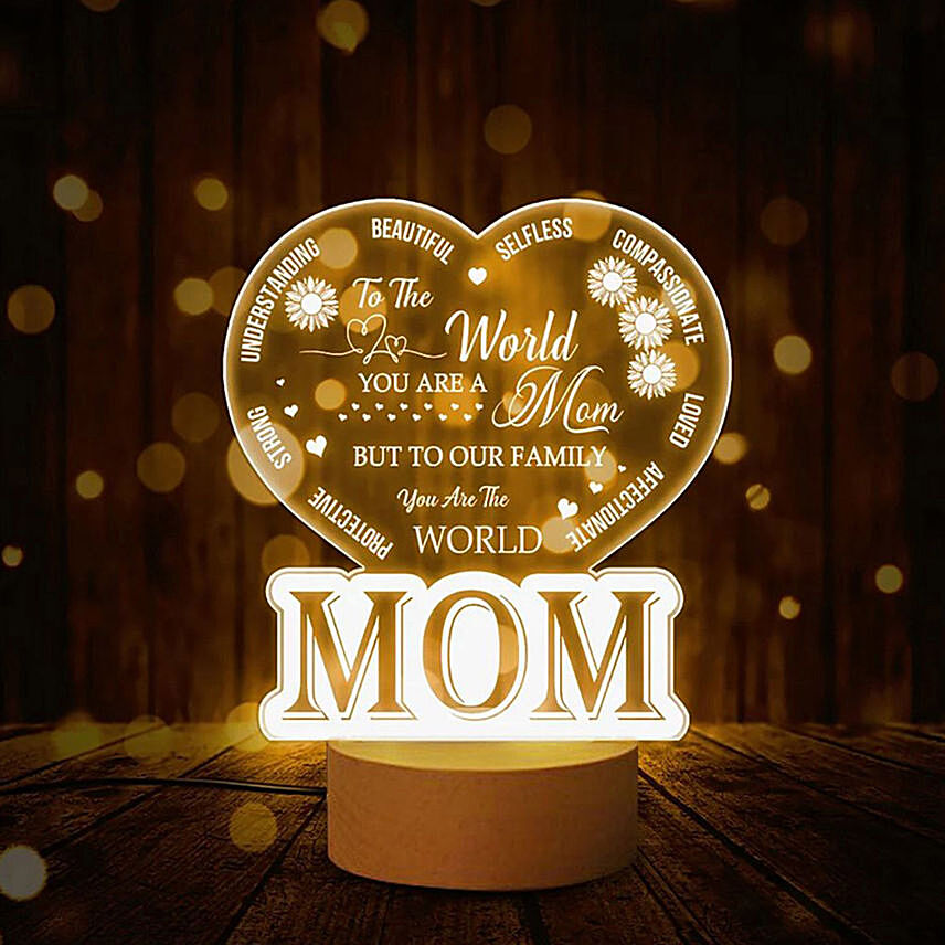 Mothers Day Love Lamp: Engraved Gifts