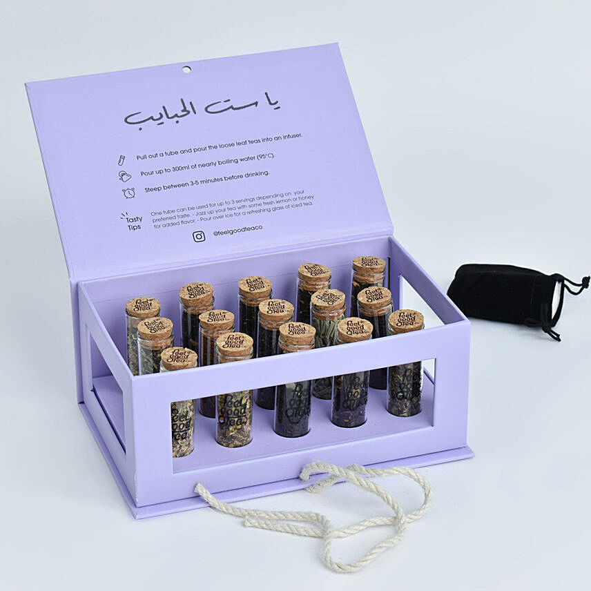 Purple Tea Box For Best Mom: Mid Autumn Festival Gift Ideas