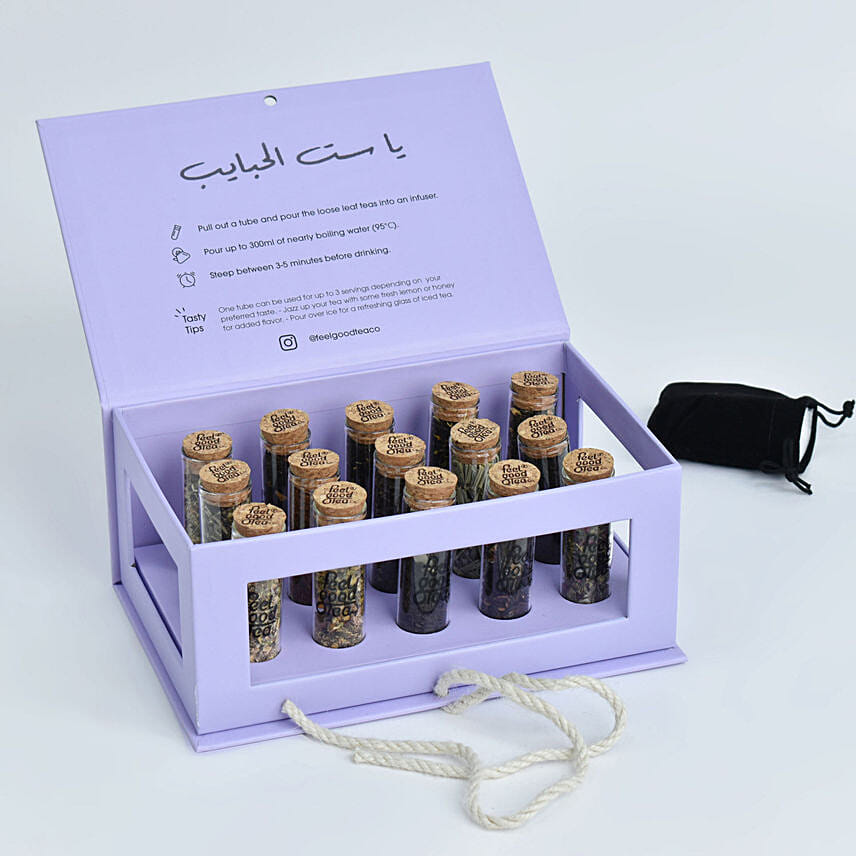 Purple Tea Box For Best Mom: Mid Autumn Festival Gift Ideas