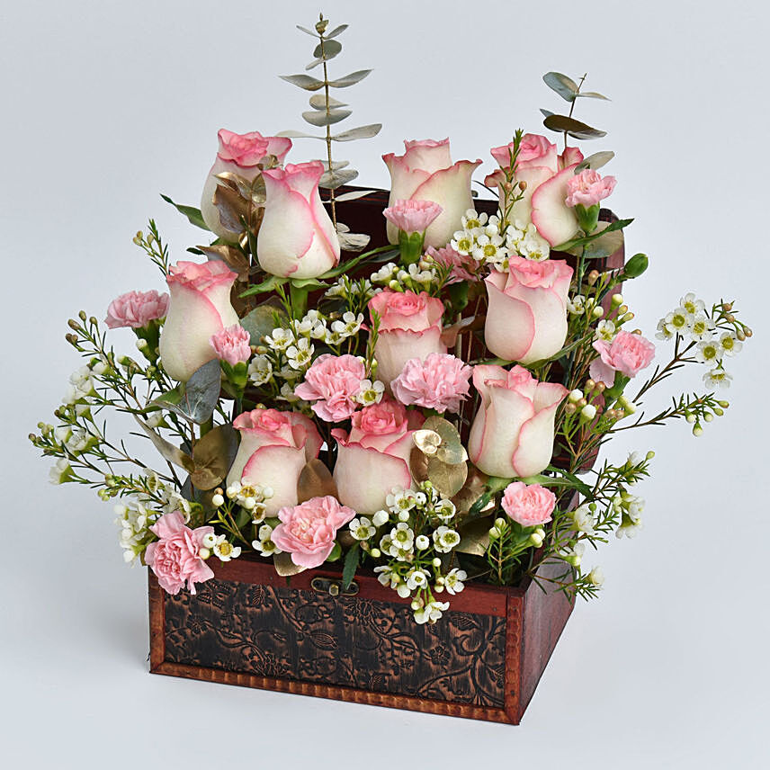 Treasured Love Flower Box: Last Minute Delivery Gifts