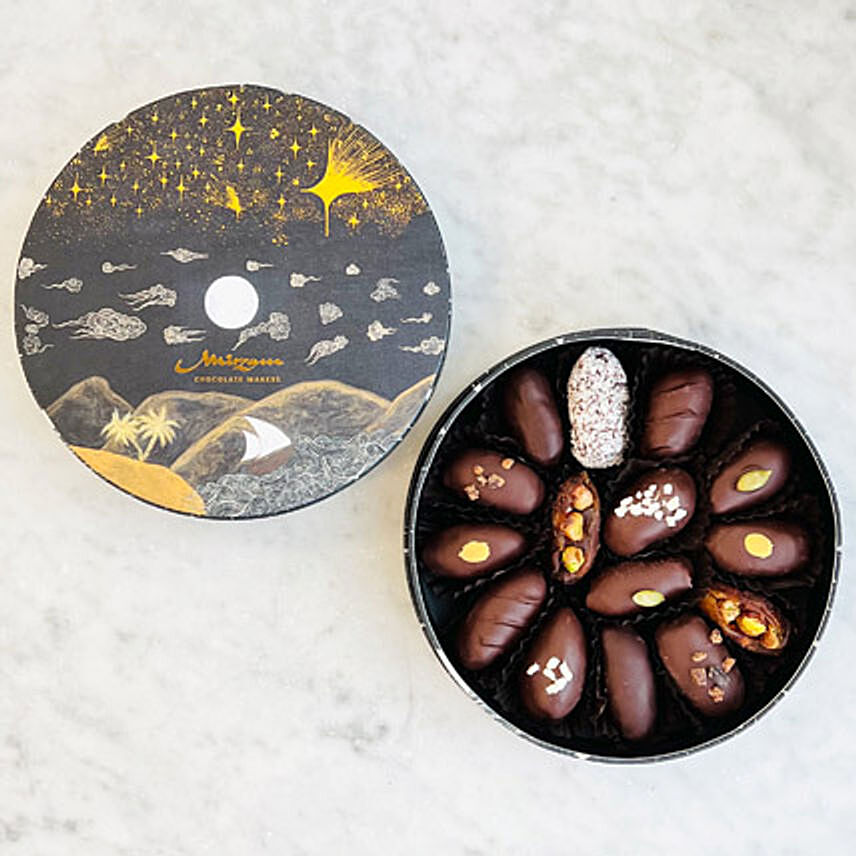 By The Stars Date Box Of 15 By Mirzam: Mirzam Chocolate