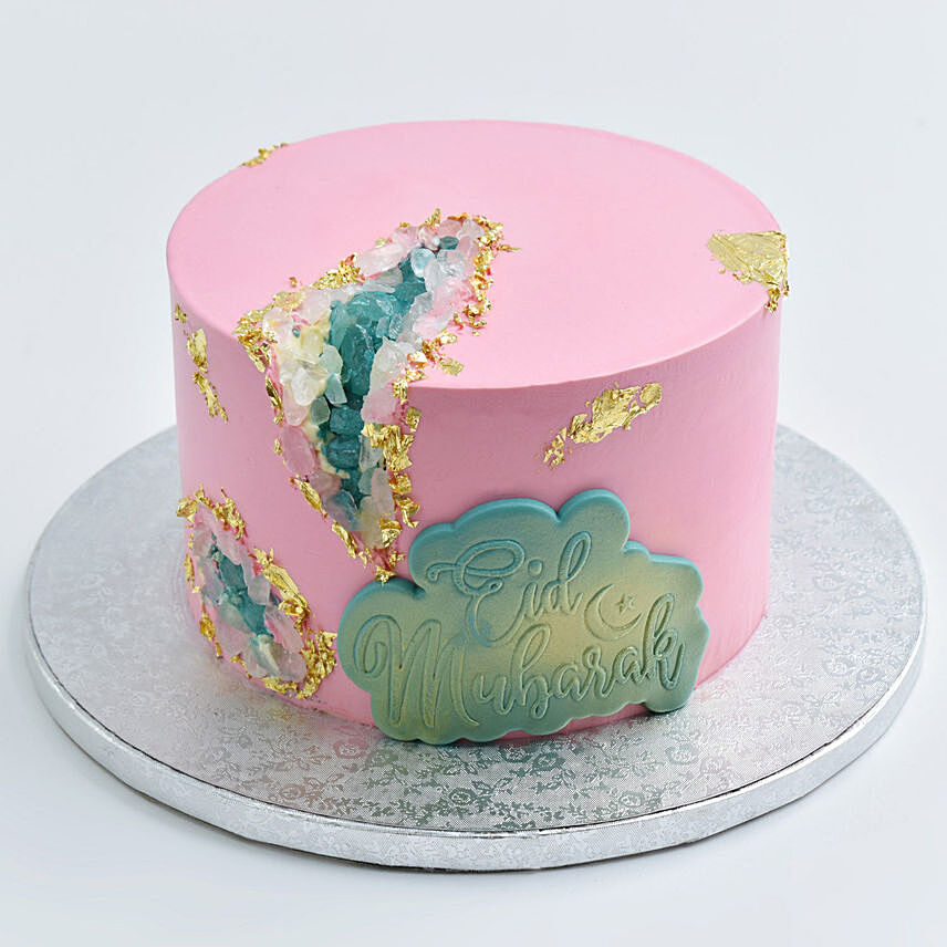 Eid Mubarak Designer Cake: Chocolate Cake 