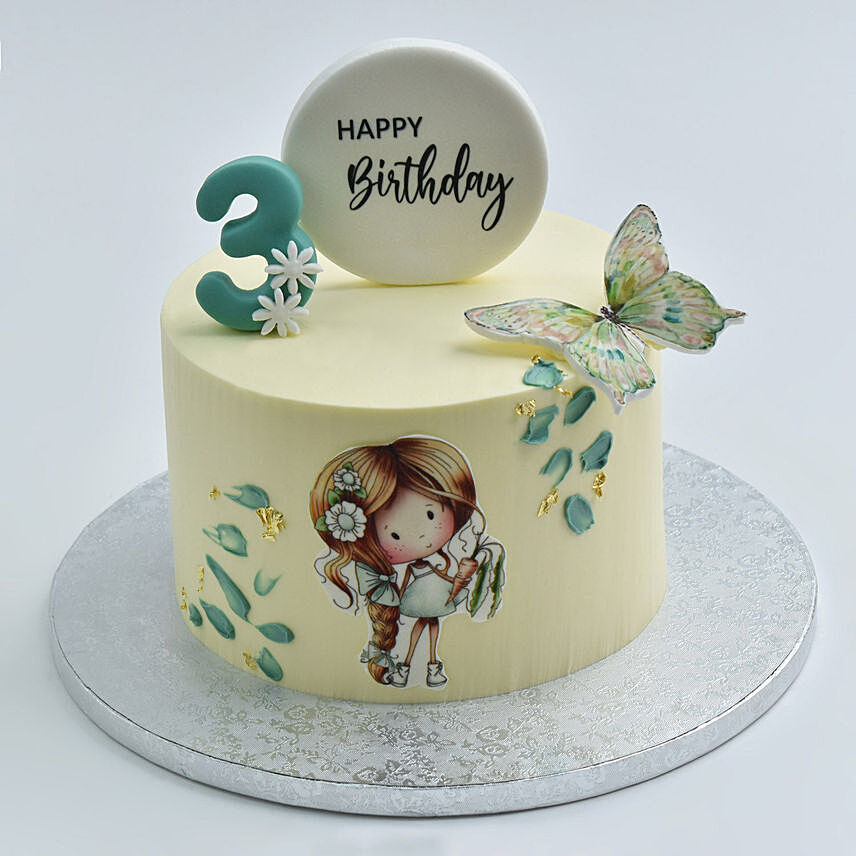 Pretty Baby Girl Cake: Cake for Kids