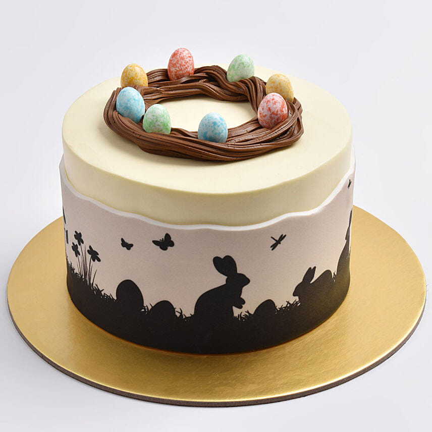 Bunny Drip Cake: Easter Cakes
