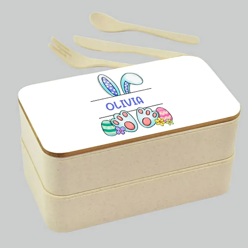 Easter Bunny Personalised Lunchbox: Back to School Gifts