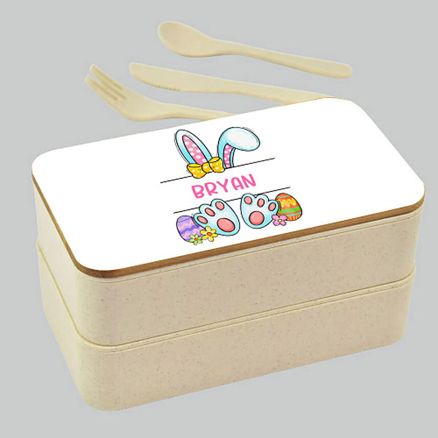 Easter Themed Personalised Lunchbox: Cheerful Easter Gifts