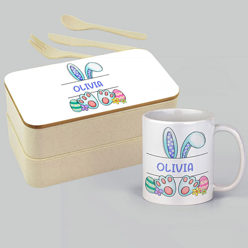 Personalised Lunchbox and Mug: Easter Personalised Gifts
