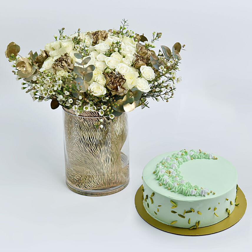 Golden Paths With Ramadan Cakes: Ramadan Flower Arrangements