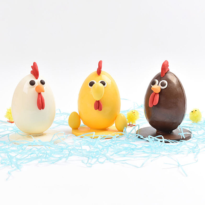 Easter Special Chocolate Egg Trio: Easter Chocolates