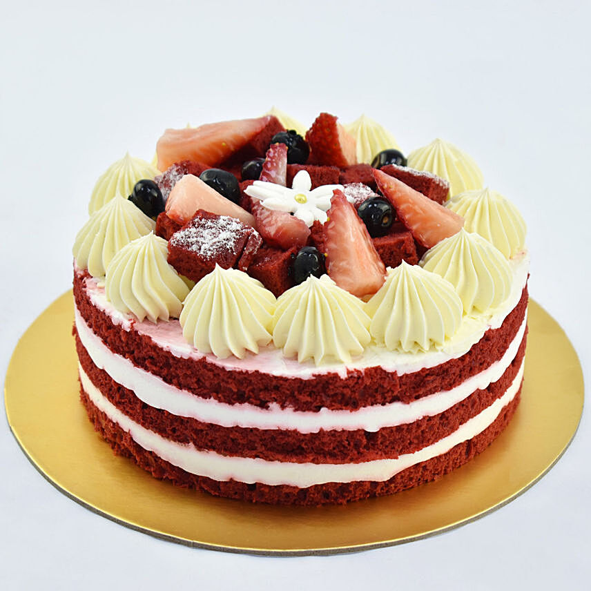 Red Velvet Cake: Half Kg Cakes 