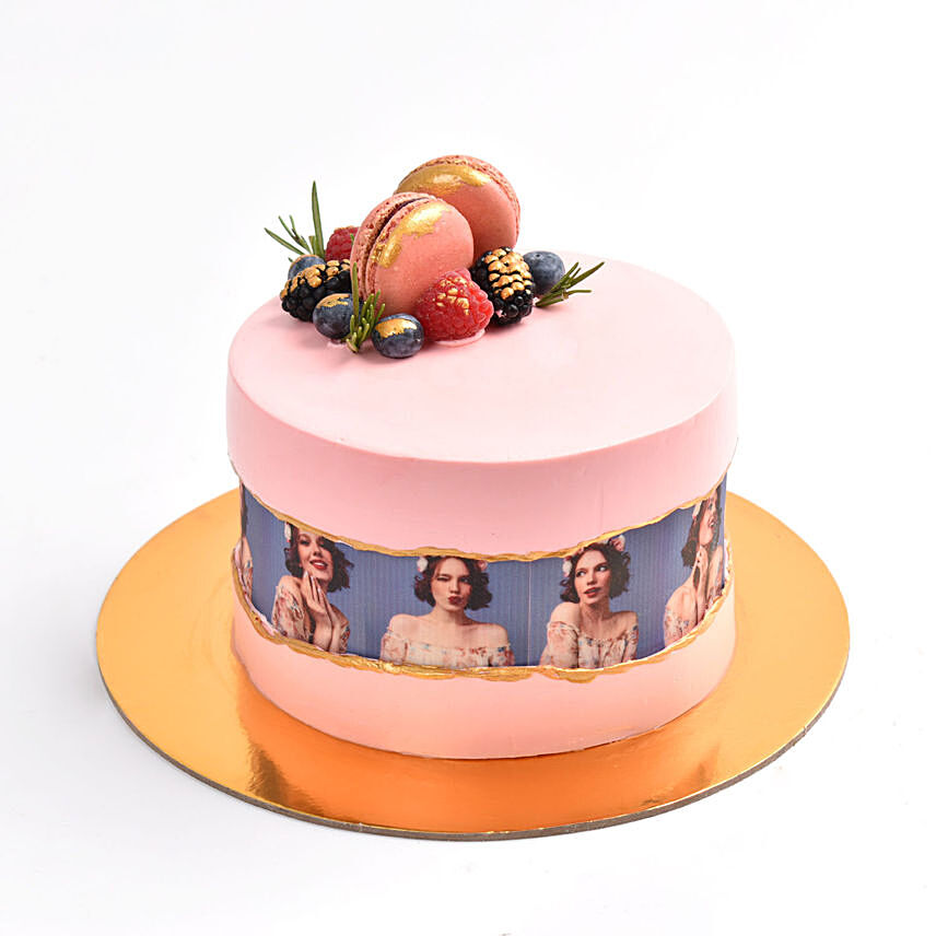 Dream Photo Cake For Her: Birthday Cake for Ladies