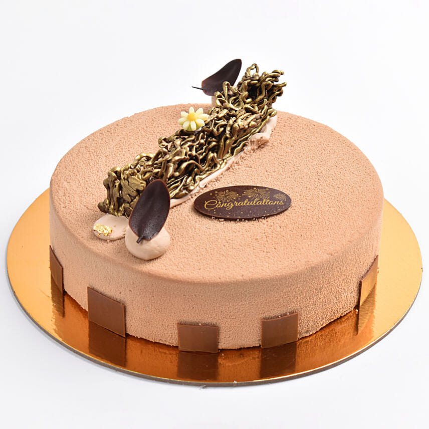 Congratulations Chocolate Almond Cake: Congratulations Cakes 