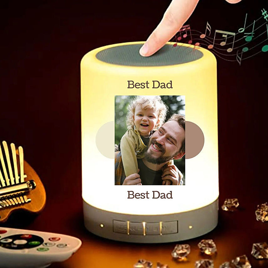 Customized Outdoor Entertainment: Bluetooth Speaker and Camping Light for Dad: Personalized Father's Day Gifts