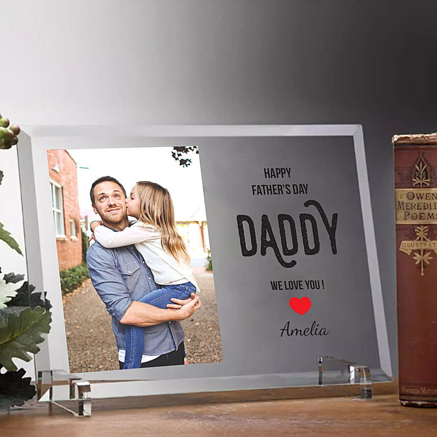 Acrylic Photo Frame for Cherished Memories: Fathers Day Gifts