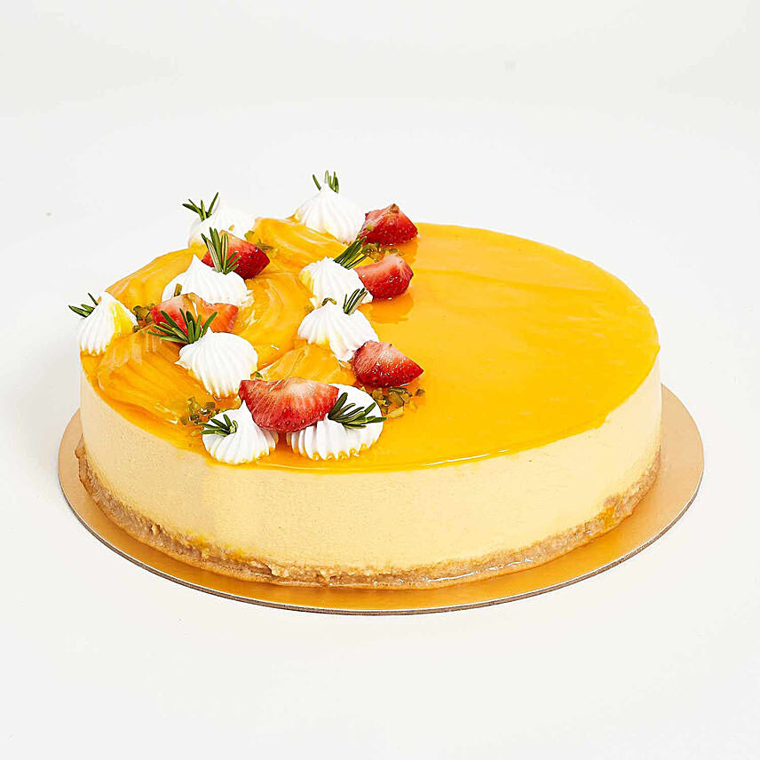 Exotic Mango Cheese cake: Birthday Cake for Mother