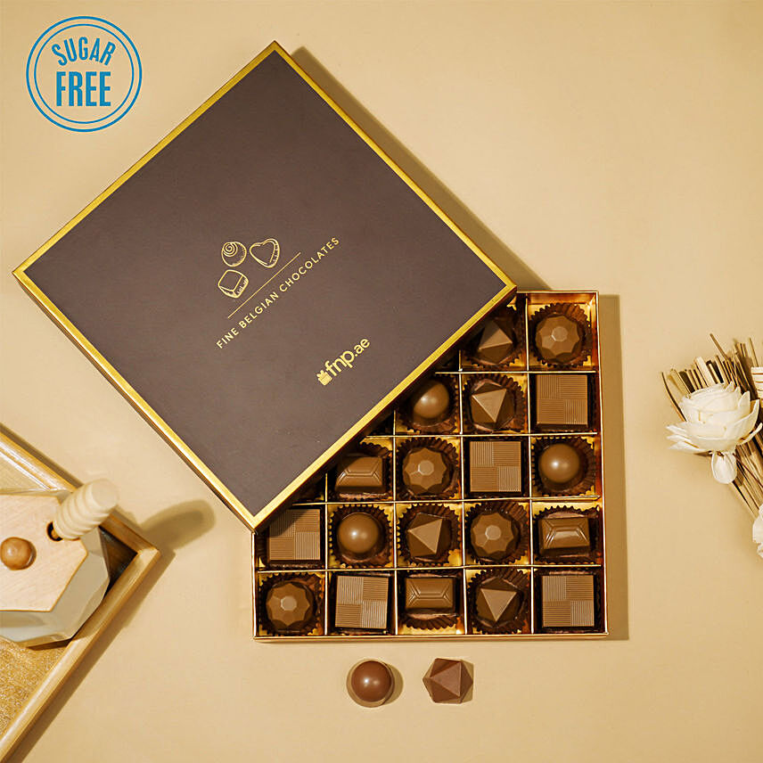 Sugar Free Sin Box Of 25: Finest Belgian Chocolates