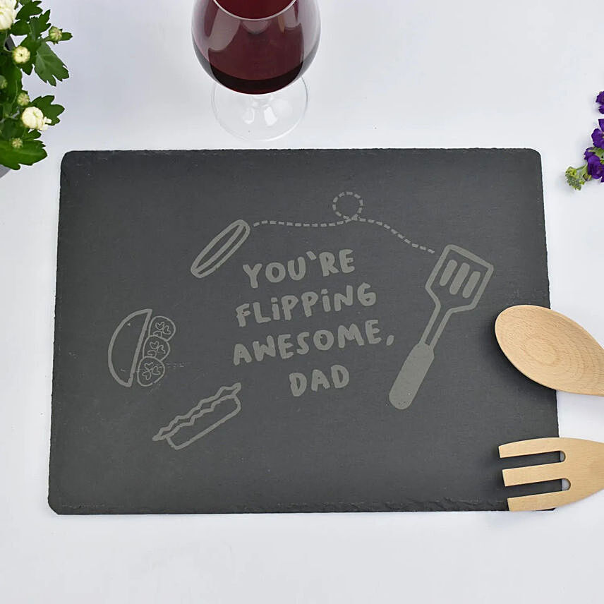  Slate Board for Awesome Dad: Personalised Gifts for Father