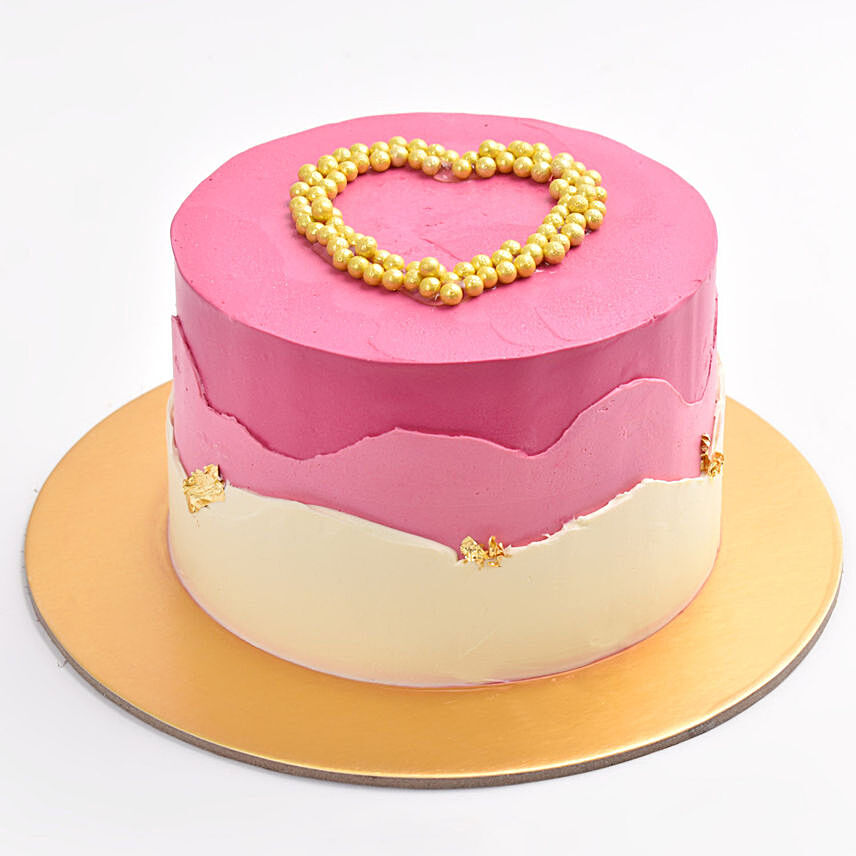 Love In Waves Cake: Wedding Anniversary Cake