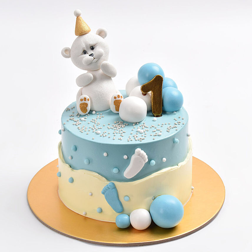 Baby Boy 1St Birthday Cake: 1 year birthday cake