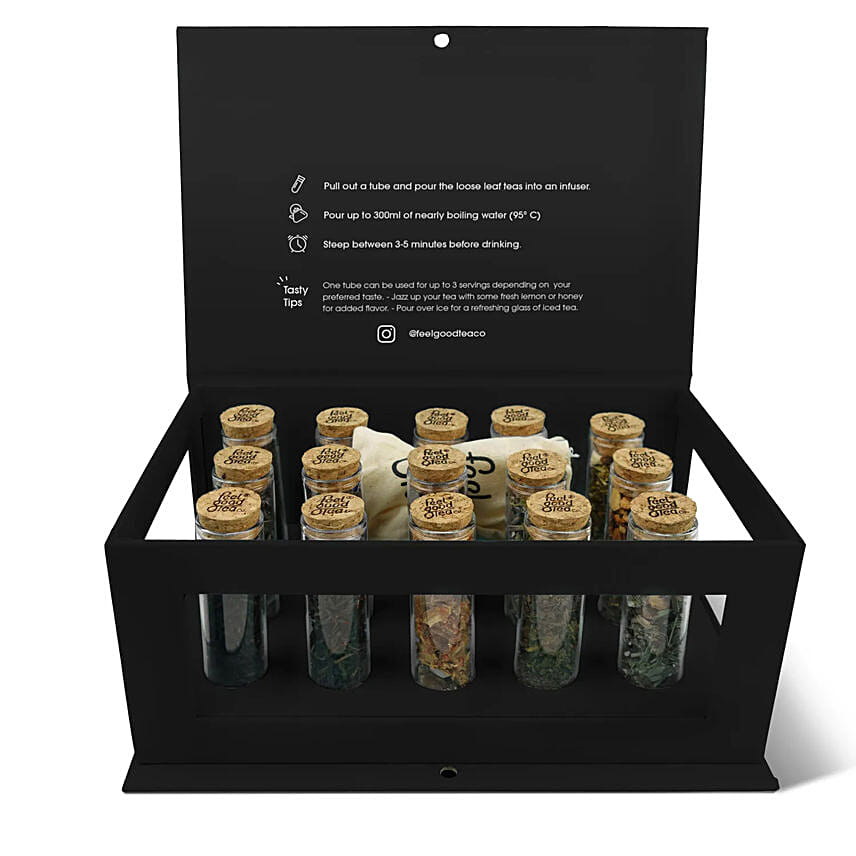 Feel Good Tea Discovery Box Black: Feel Good Tea