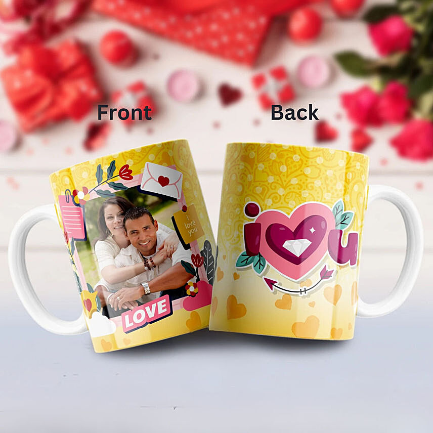 I Love You Personalized Mug: Personalised Gifts for Anniversary
