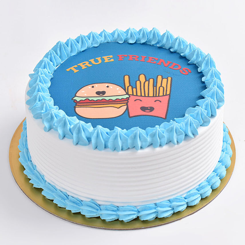 Cake To Celebrate True Friendship: Photo Cakes 