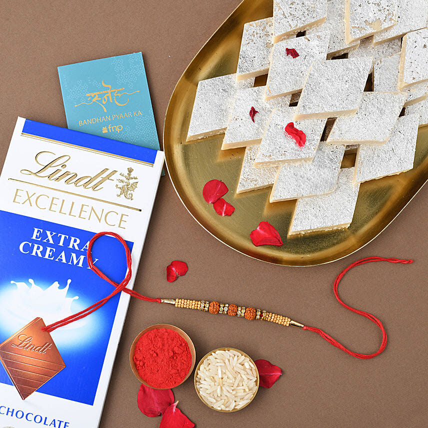 Sneh Feng Shui Rudraksha Rakhi & Treats: Rudraksha Rakhi 