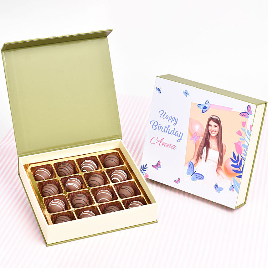 Personalised Chocolate Truffle Box:  Personalised Chocolates