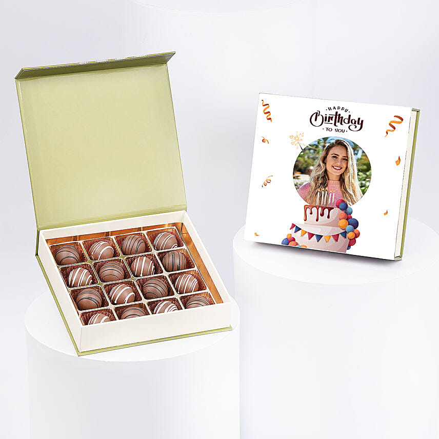 Personalised Chocolate Truffle Box:  Personalised Chocolates