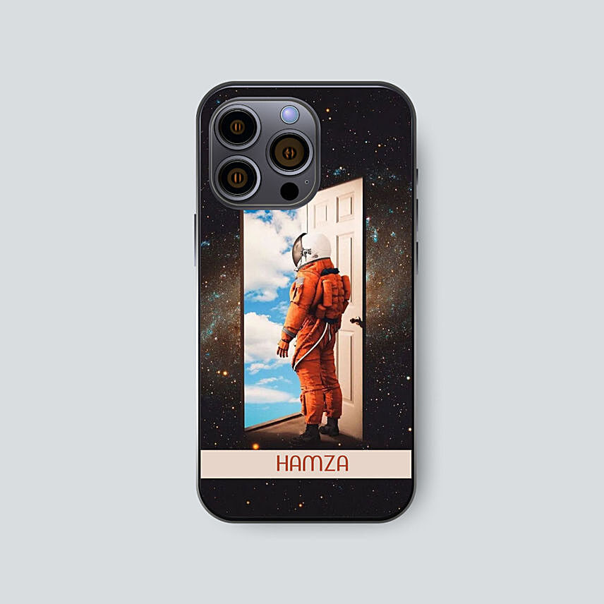 Door To Space Personalised Iphone Case: Personalized Gifts for Him