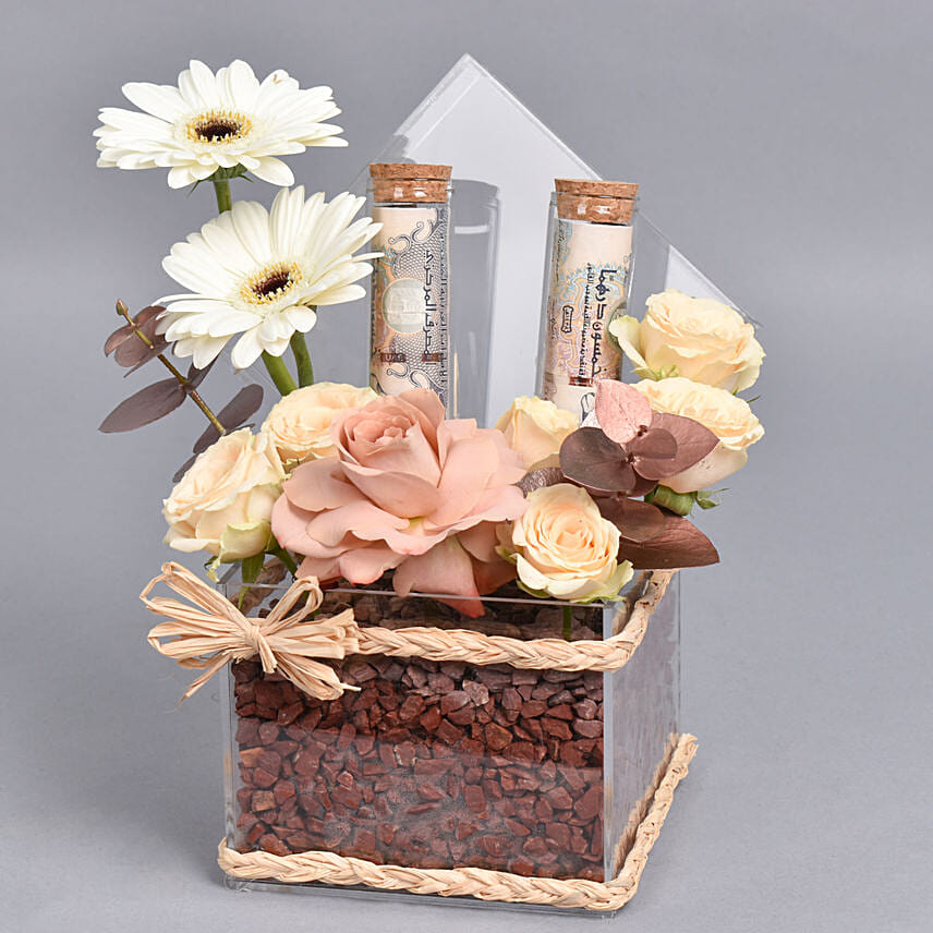 Best Wishes Flowers and Money Box: Gerberas Bouquet 