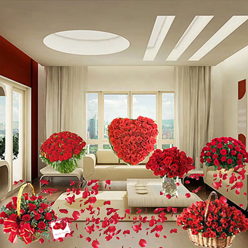 Extravagant rose decor surprise: Party Supplies to Umm Al Quwain