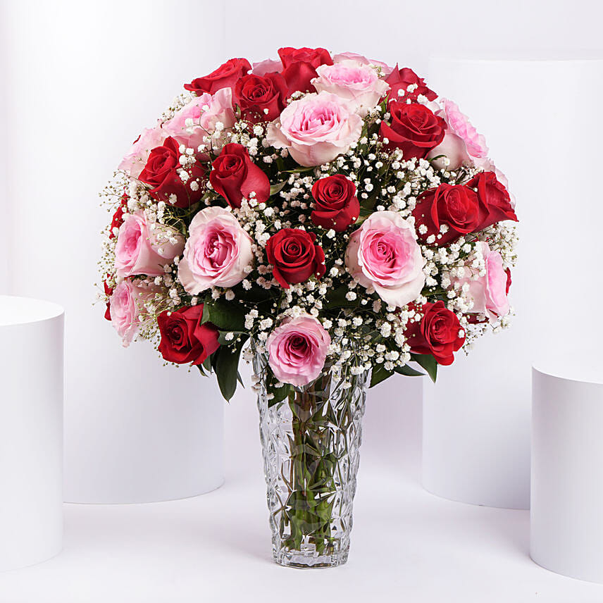 Rhapsody of 50 roses: 