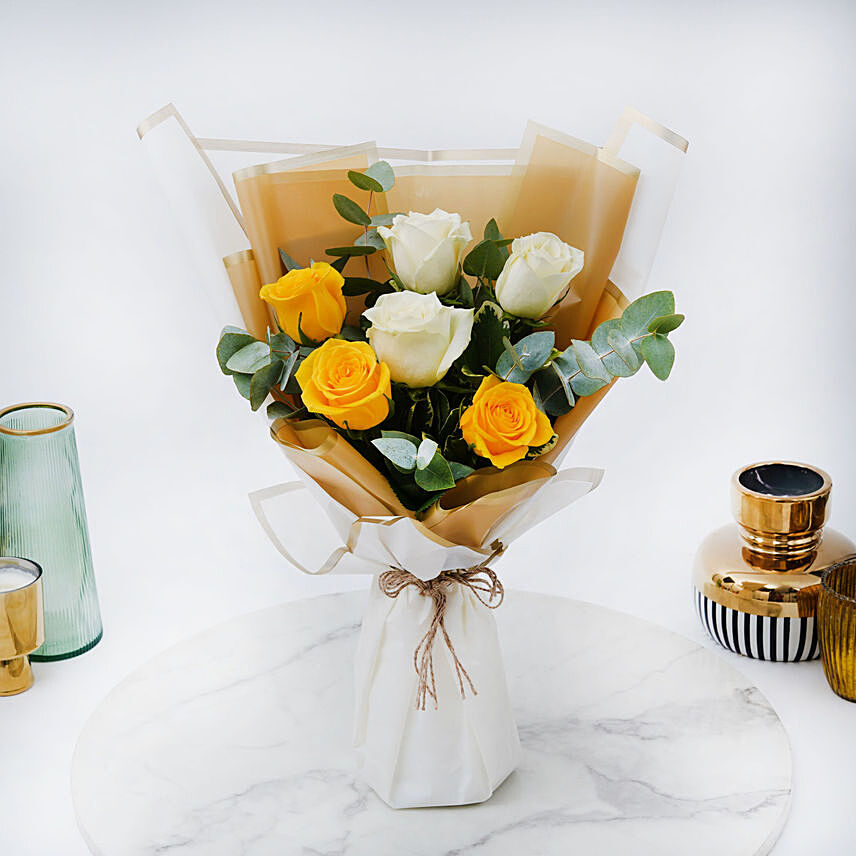 Sunshine Bouquet: Fathers Day Flowers to Abu Dhabi