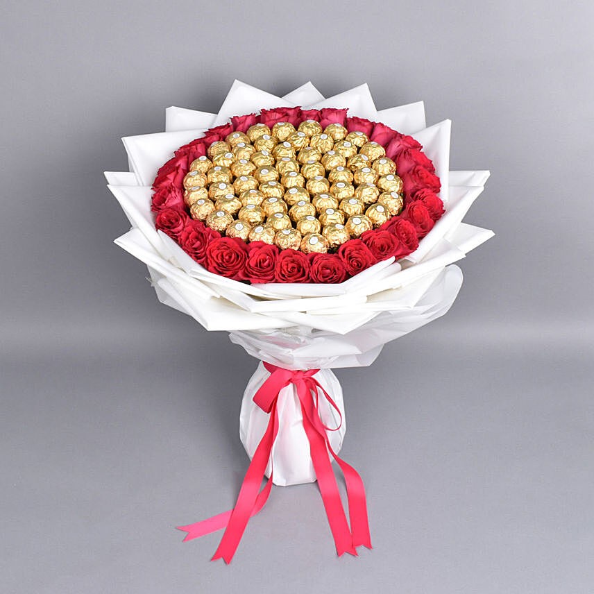 Chocolates and Roses Extravagance: Send Birthday Flowers 