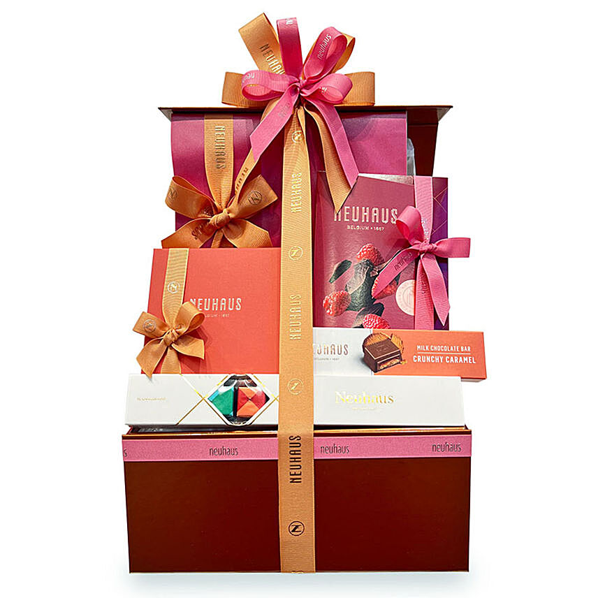 Neuhaus Small Gift Hamper Pink: Neuhaus Chocolates