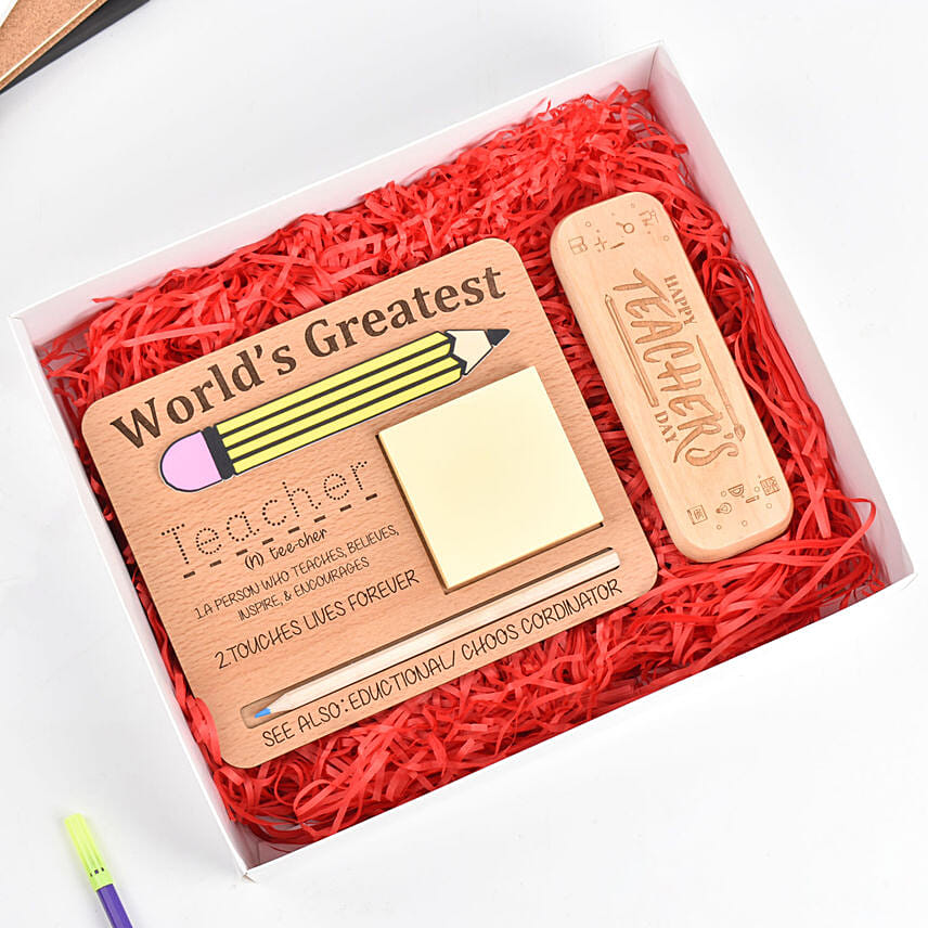 Teachers Day Special Gift Box: Buy Engraved Pens 