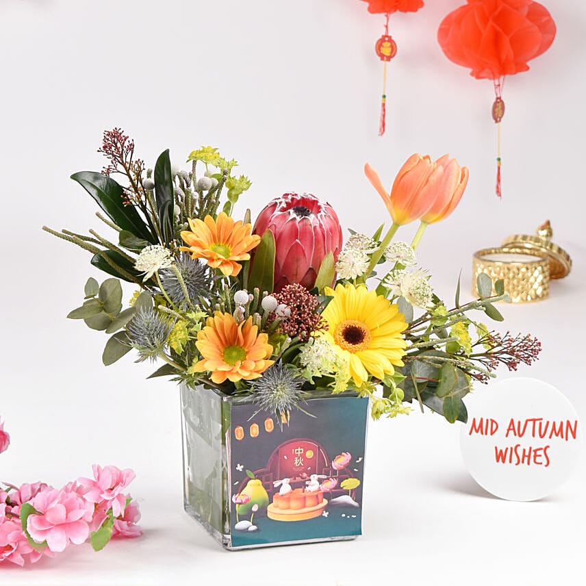 Happy Mid Autumn Festival Flowers: Mid Autumn Gifts