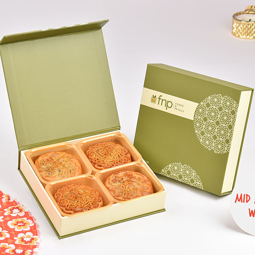 4 Assorted Mooncakes: Mid Autumn Gifts